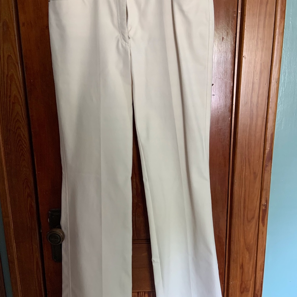 Escada Ladies dress pants in cream cotton blend